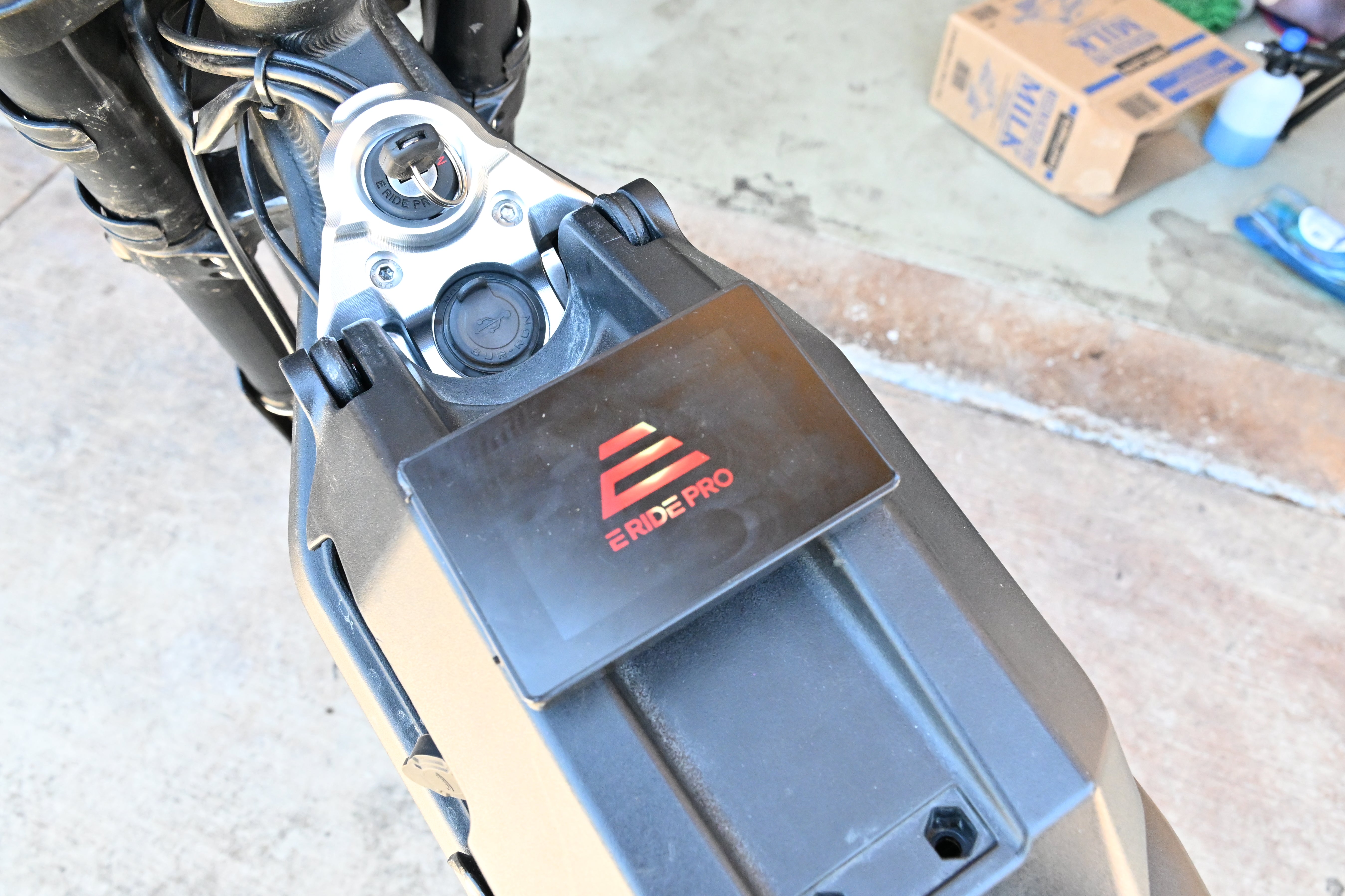 E-Ride Pro Battery Cover Display Mount